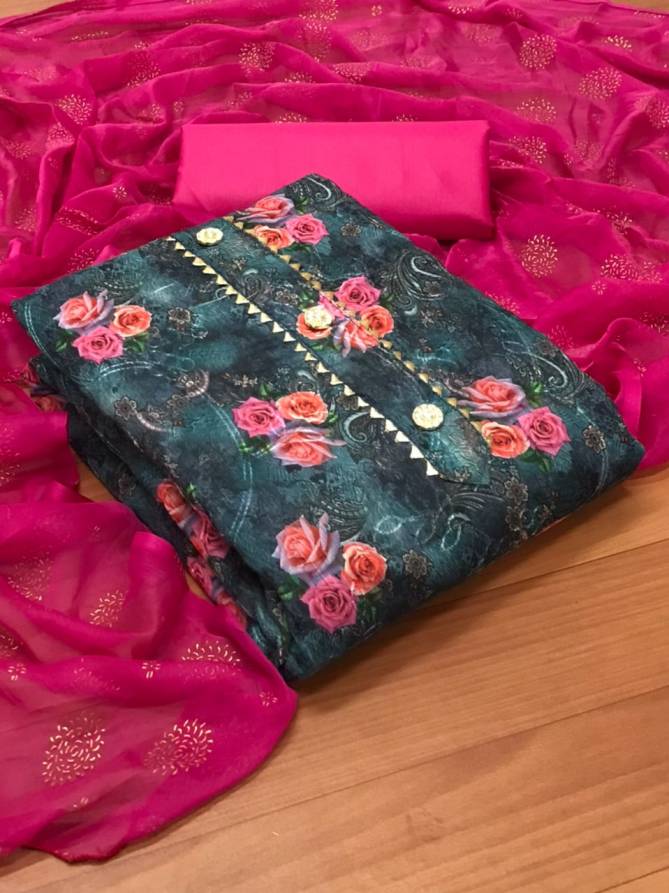 Tcvv Chanderi Silk 2 Festive Wear Chanderi Silk Fancy Dress Material Collection